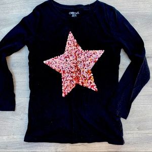 Star sequin long sleeve